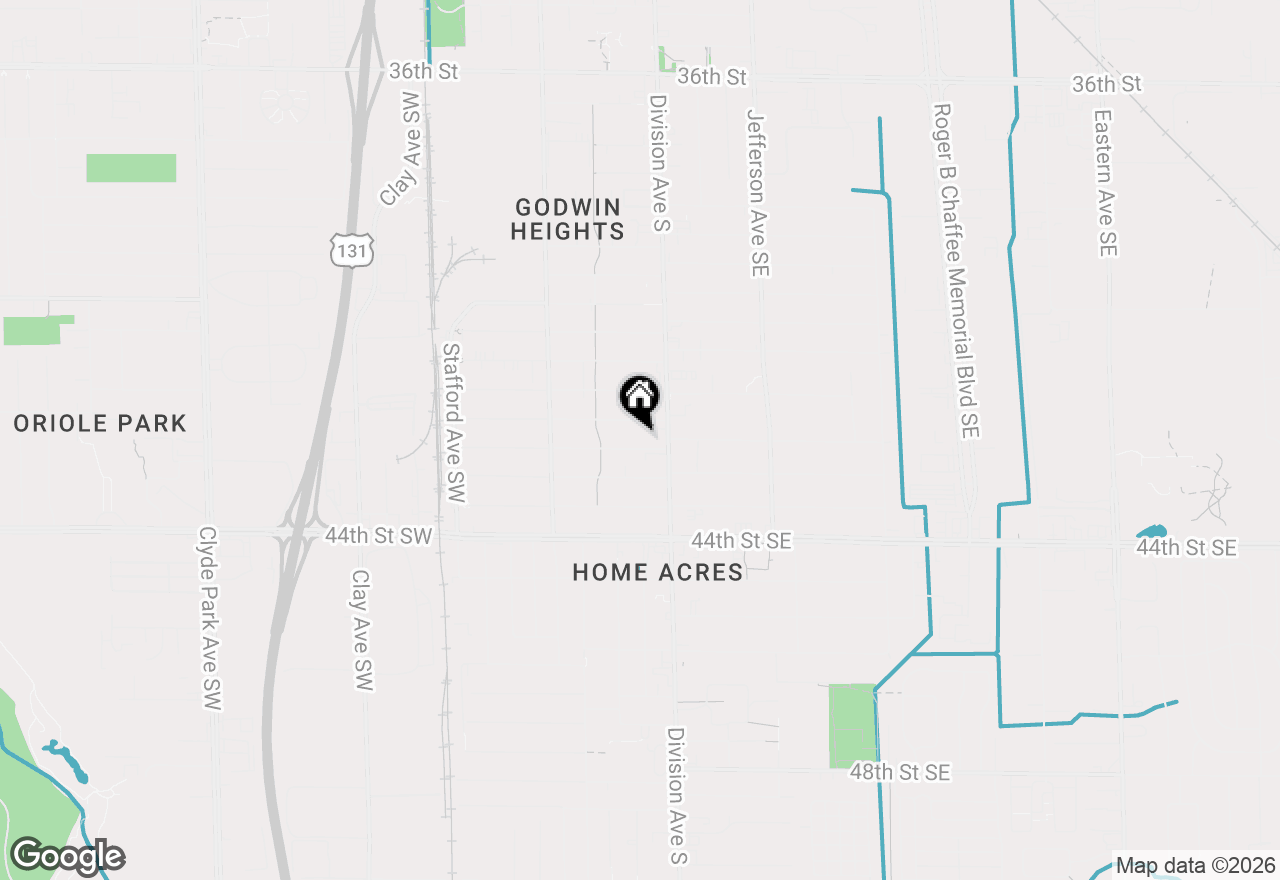 Map of 27 Maplelawn Street Sw, Grand Rapids, MI 49548