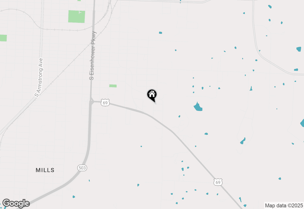 Map of 1507 S 7th Avenue, Denison, TX 75021