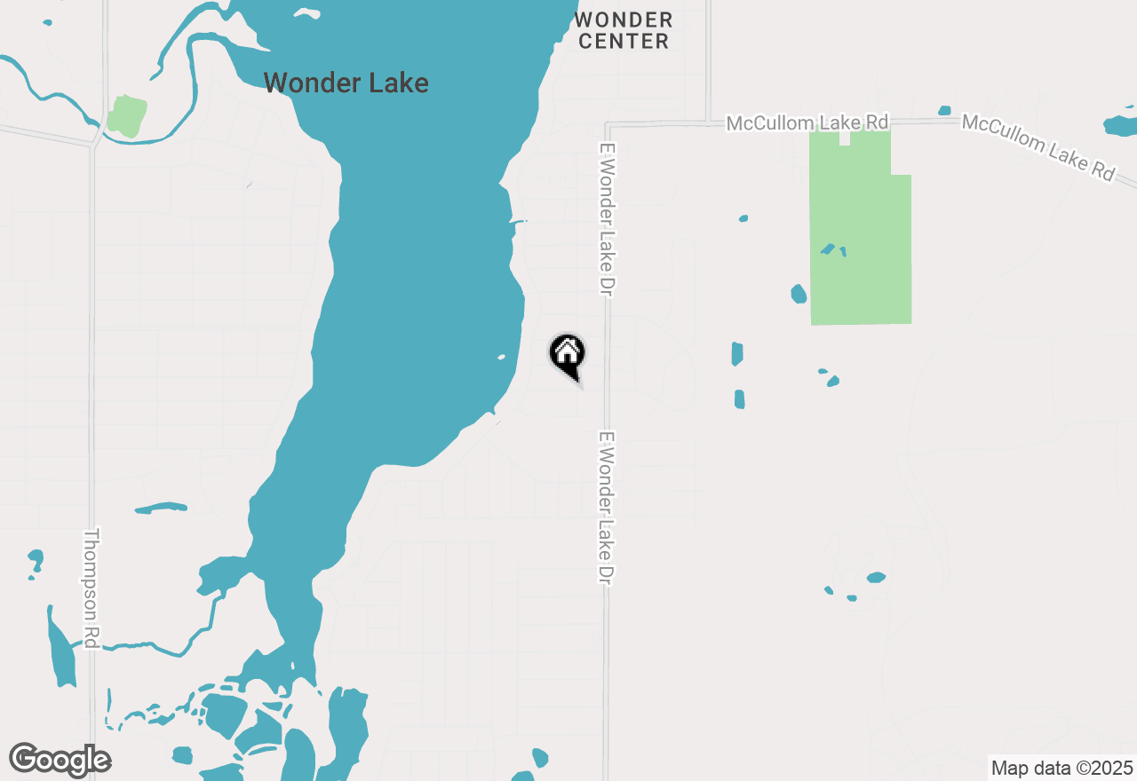 Map of 7718 Beach Road, Wonder Lake, IL 60097