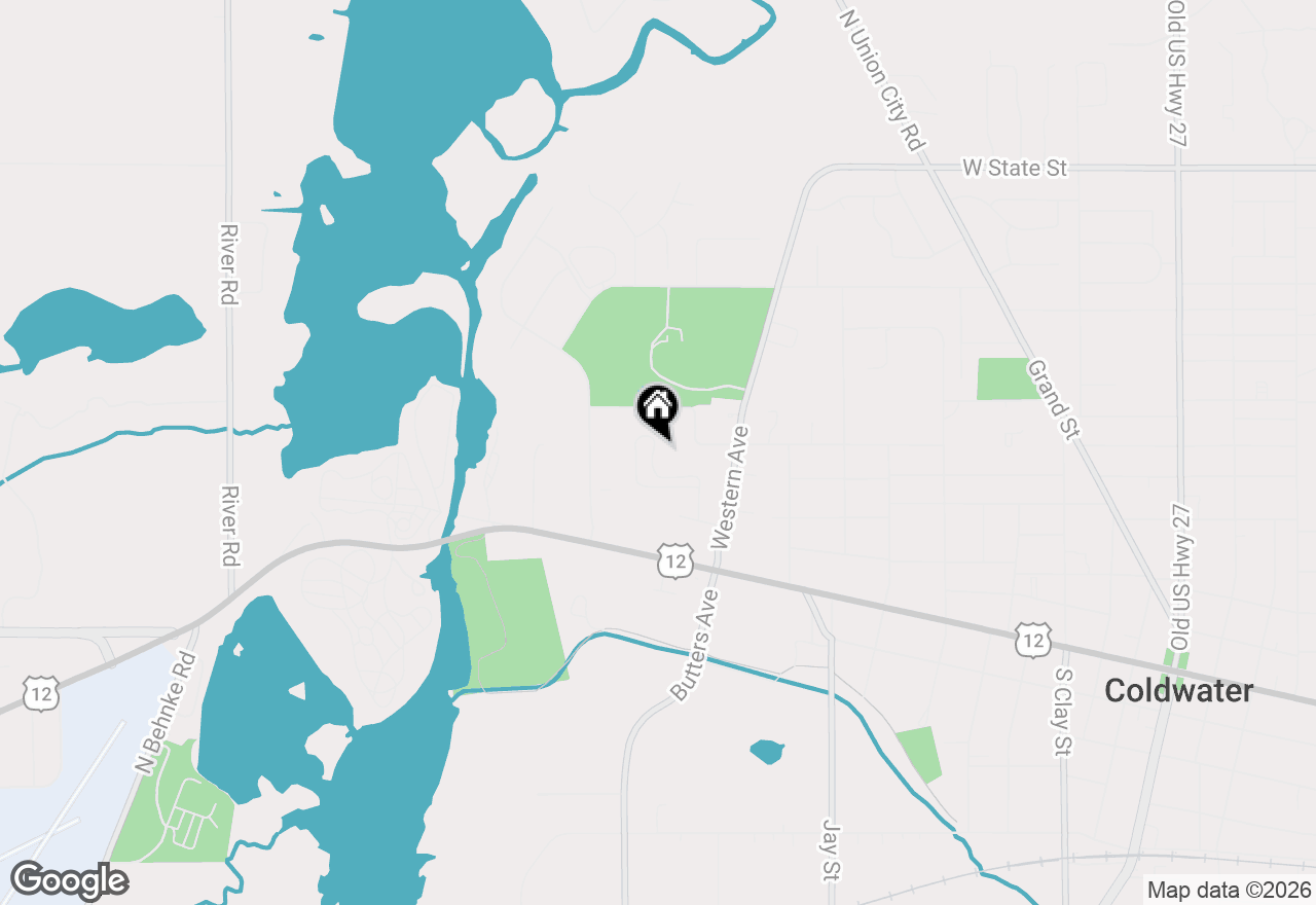 Map of 90 Oakdale Lane, Coldwater, MI 49036