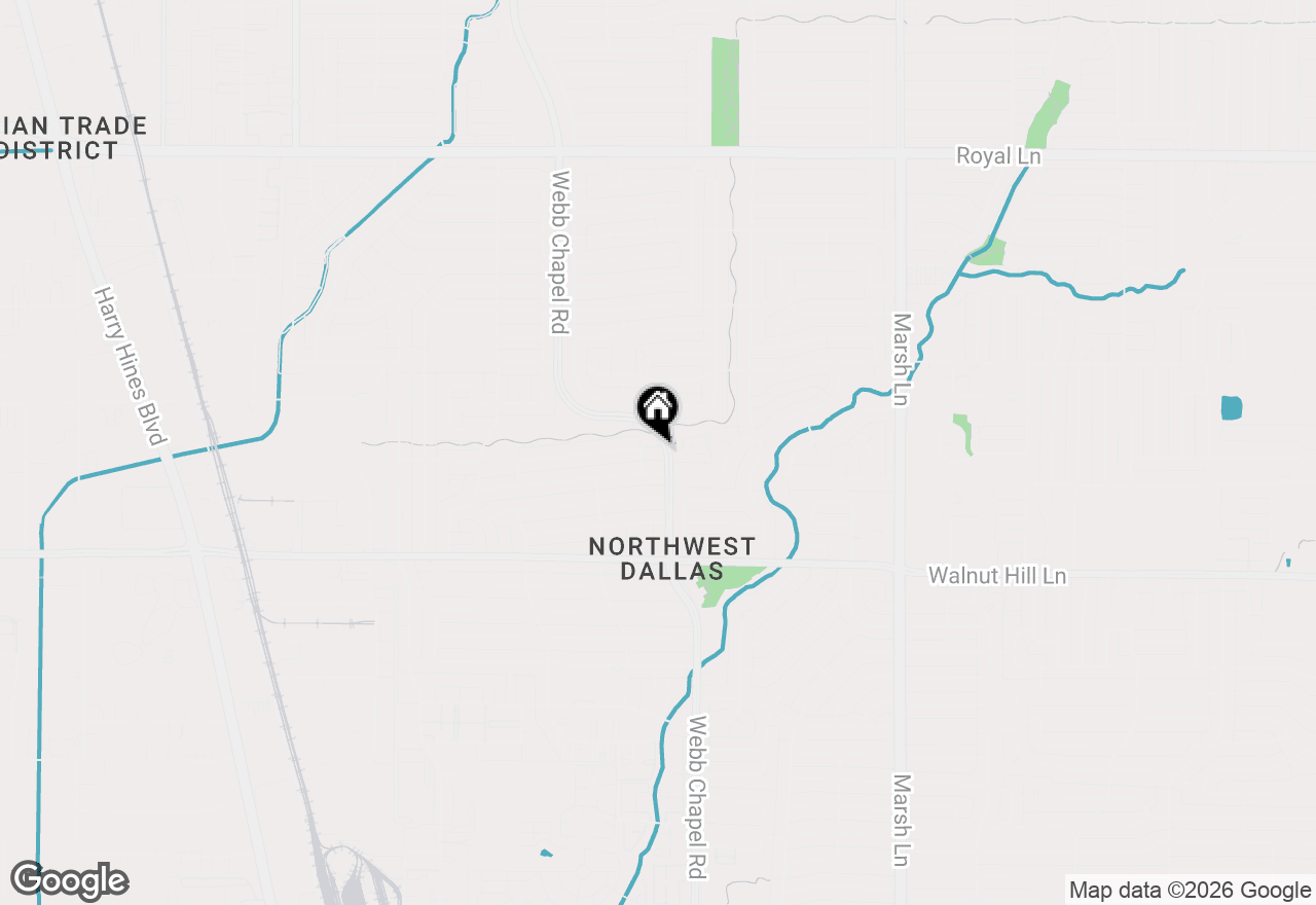 Map of 3344 Walchard Court, Dallas, TX 75229