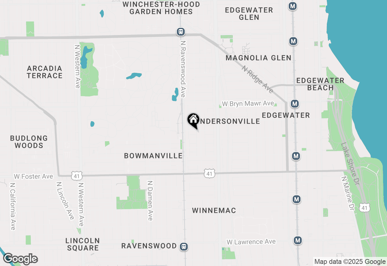 Map of 1725 W Rascher Avenue, Chicago, IL 60640