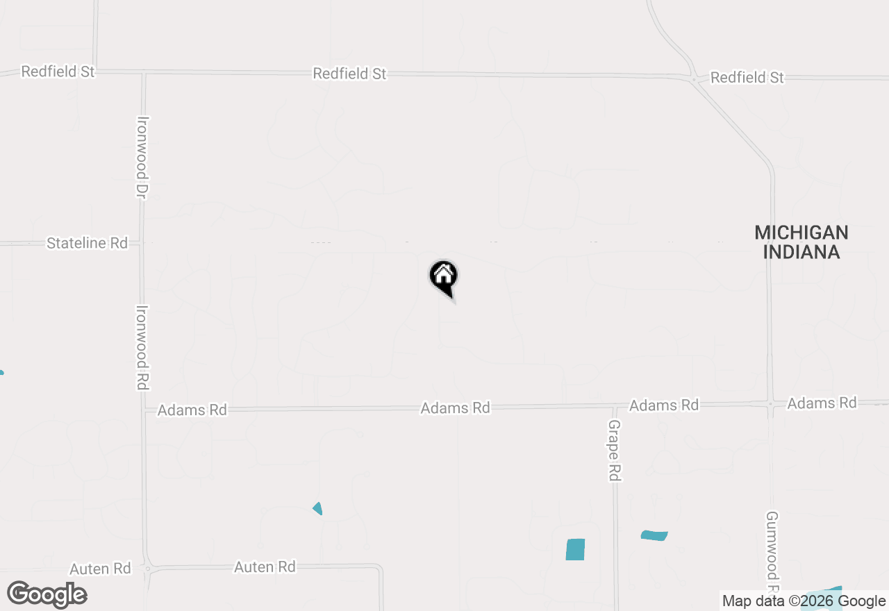 Map of 17044 Shandwick Lane, Granger, IN 46530