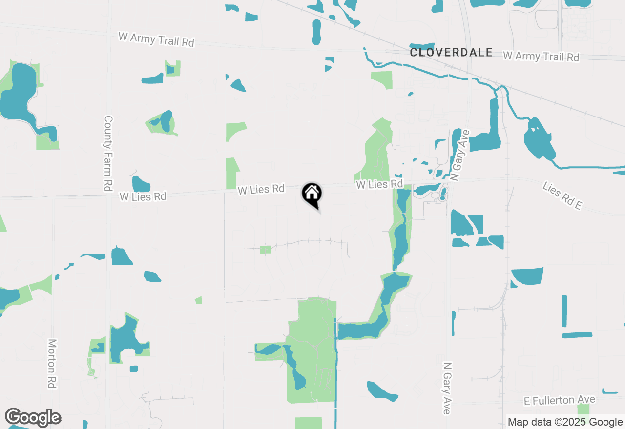 Map of 388 Canyon Trail, Carol Stream, IL 60188