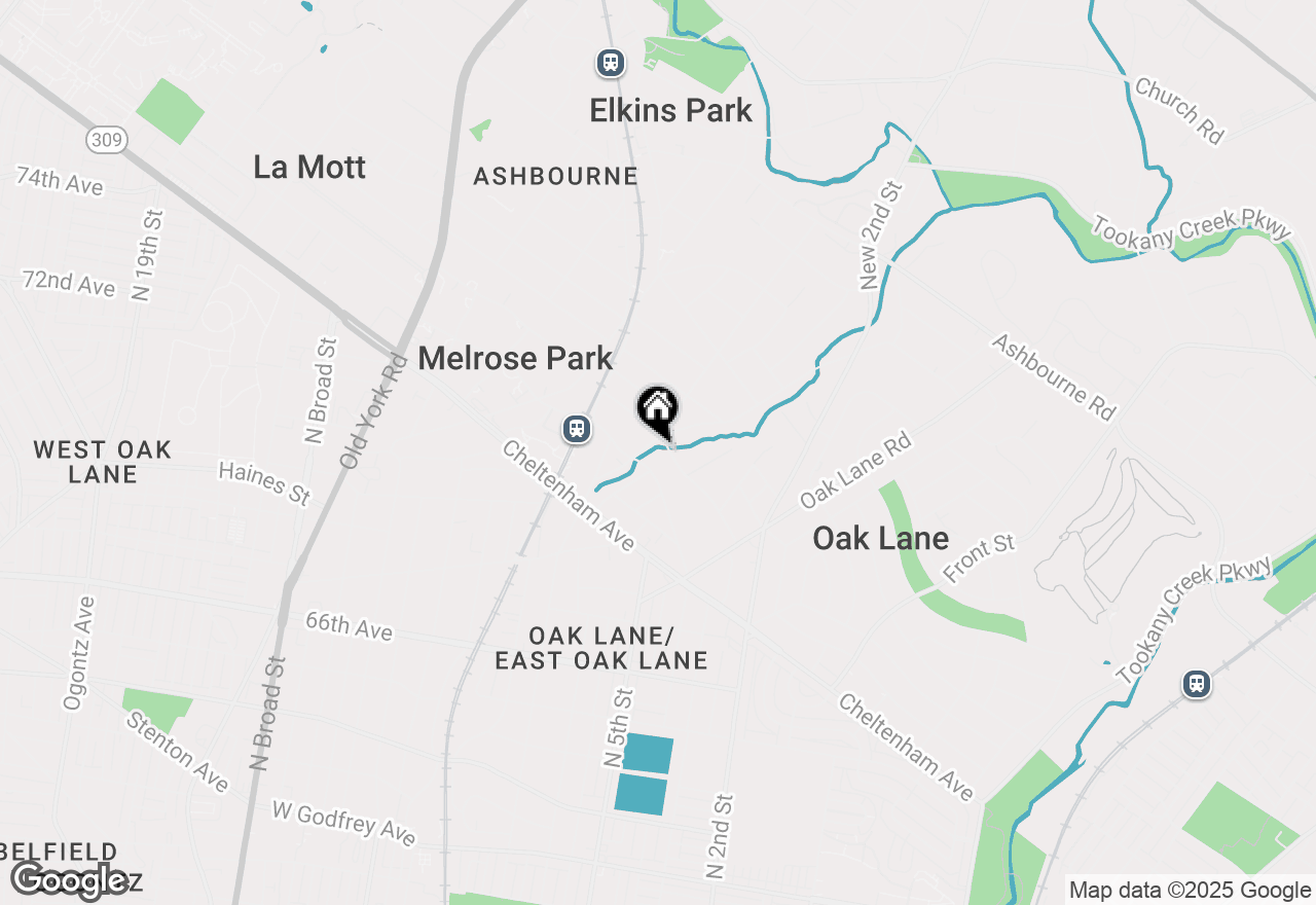 Map of 7301 Coventry Av #503, Elkins Park, PA 19027