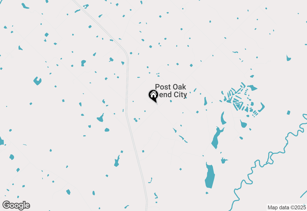 Map of 1345 County Road 279, Post Oak Bend, TX 75142