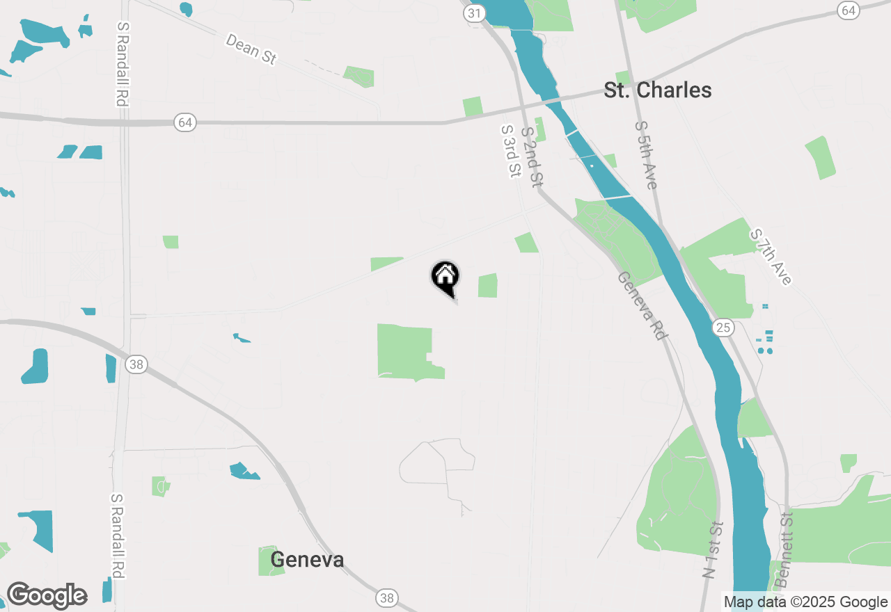 Map of 911 S 7th Street, St. Charles, IL 60174