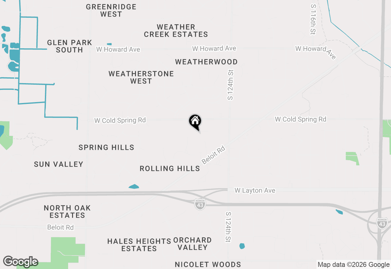 Map of 12785 W Bobwood Rd, New Berlin, WI 53151