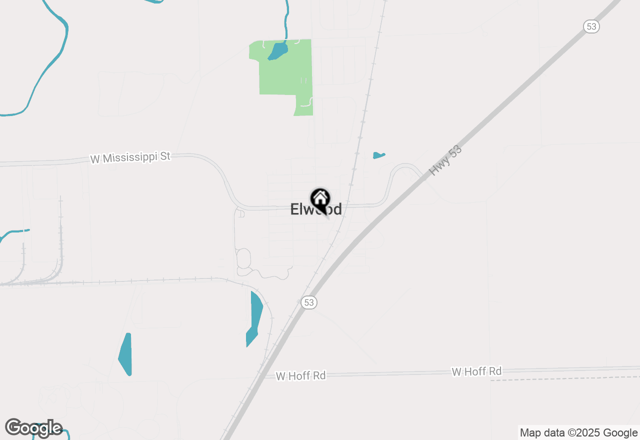 Map of 110 S Wood Street, Elwood, IL 60421