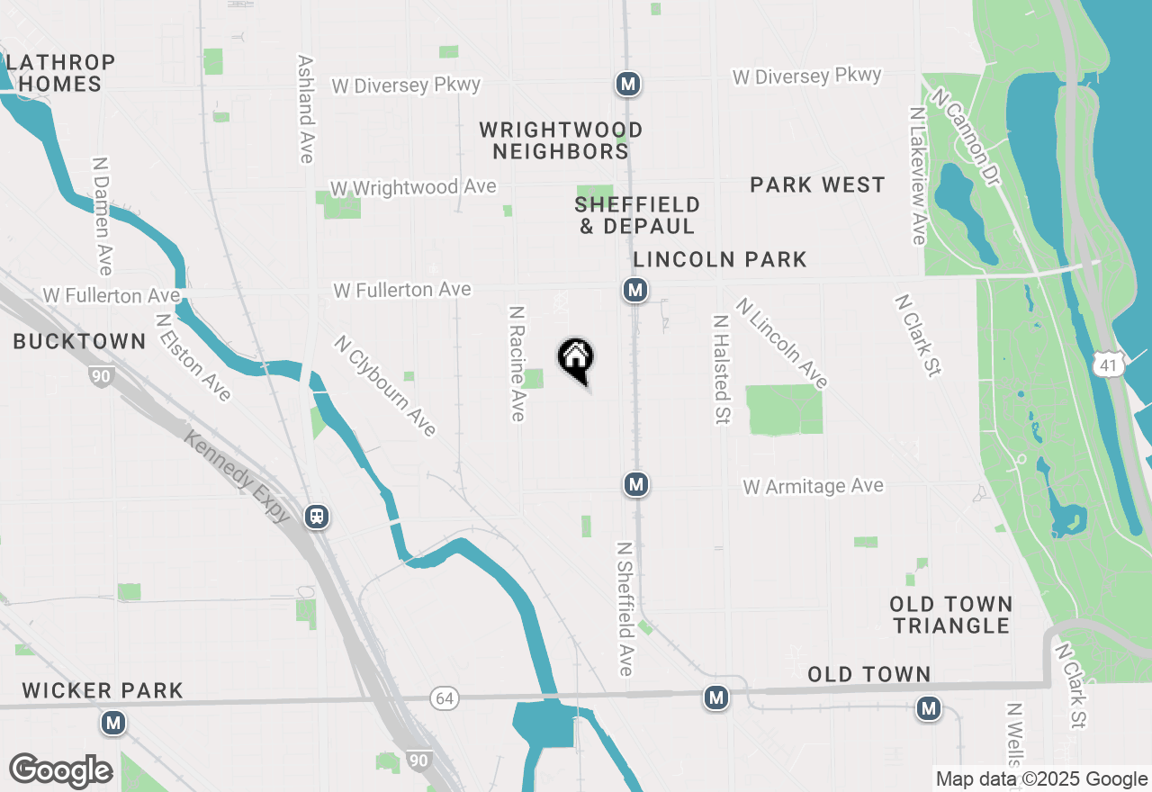 Map of 2159 N Seminary Avenue #B, Chicago, IL 60614