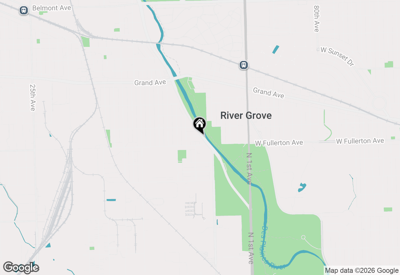 Map of 2424 River Road, River Grove, IL 60171