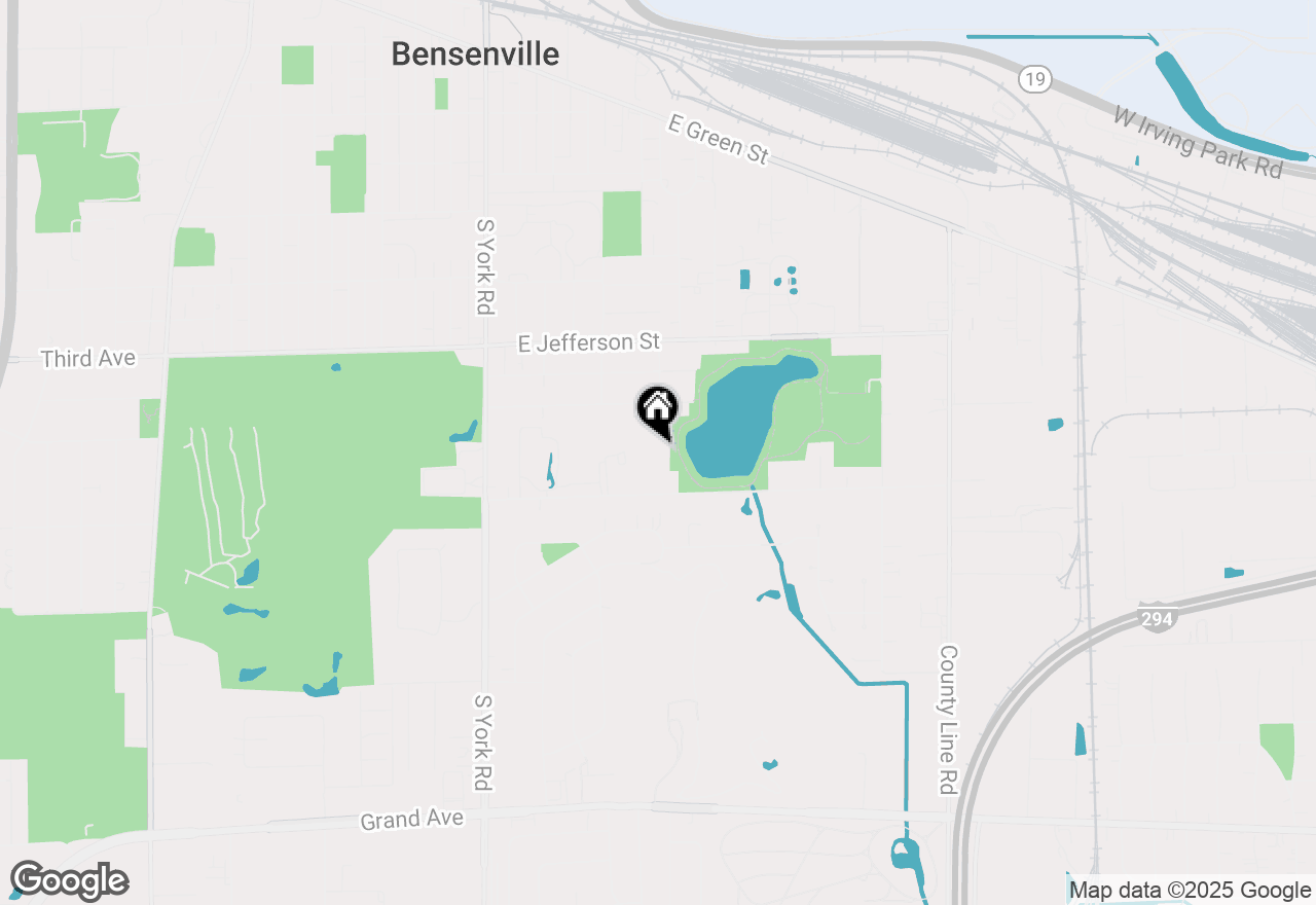 Map of 236 George Street #D, Bensenville, IL 60106