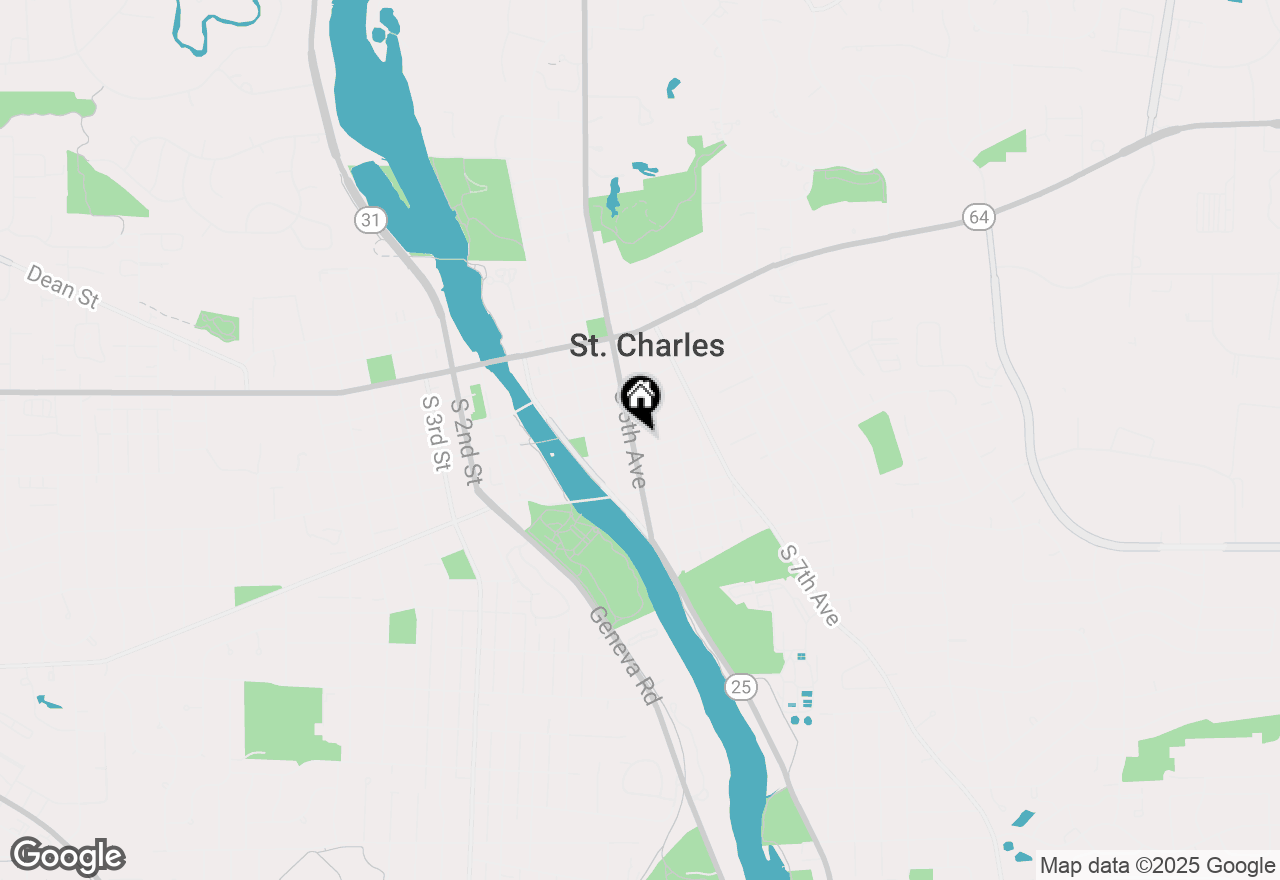 Map of 416 S 5th Avenue, St. Charles, IL 60174