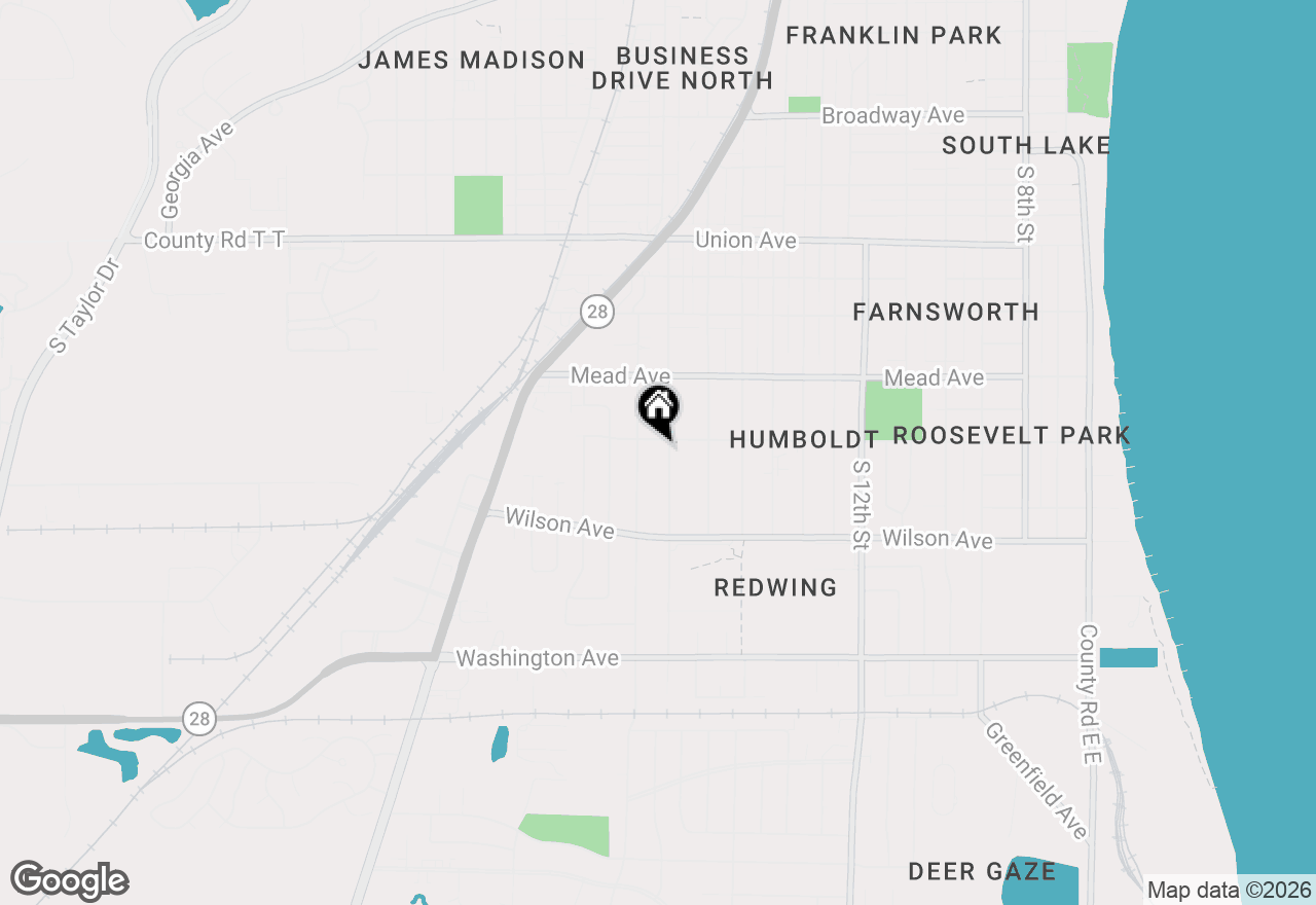 Map of 2710 S 17th St, Sheboygan, WI 53081