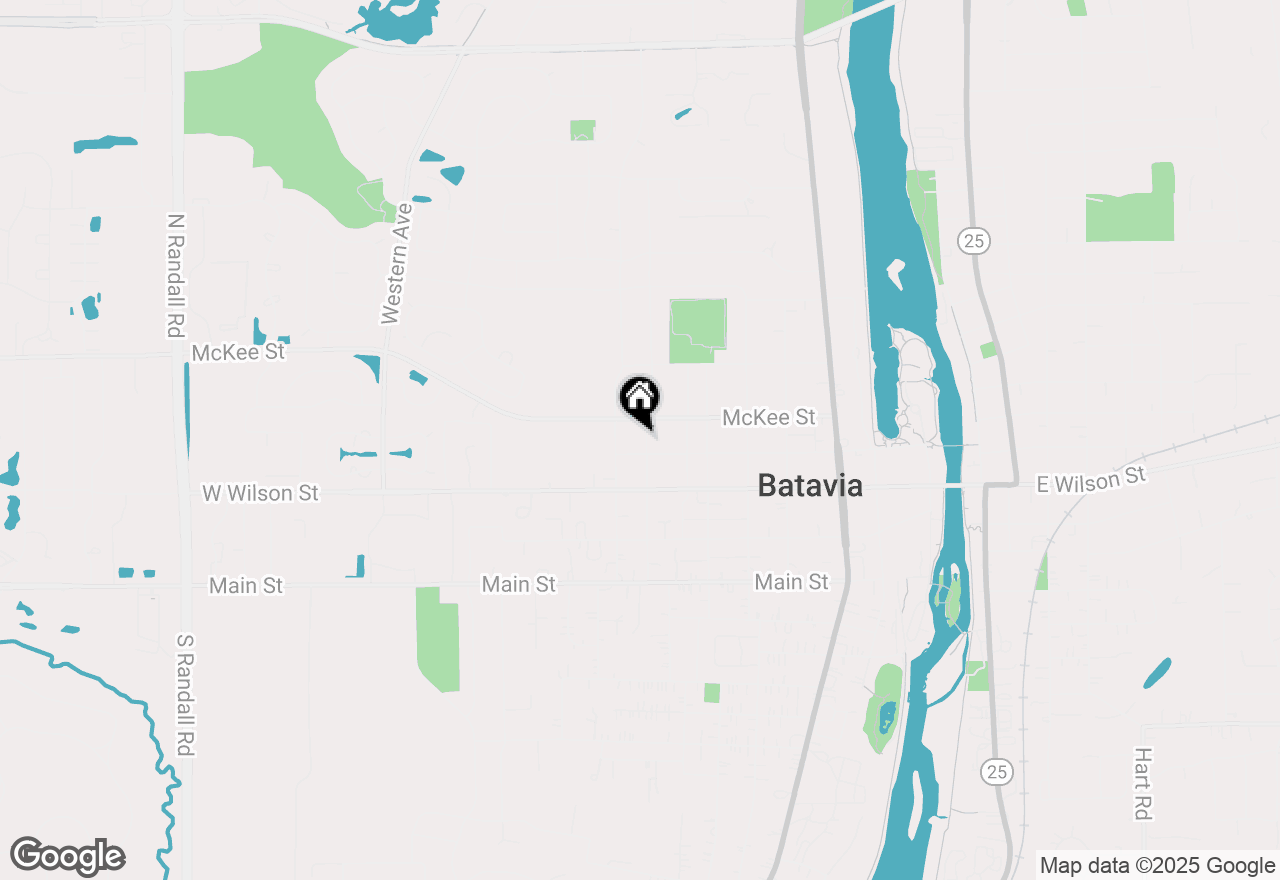 Map of 113 N Mallory Avenue, Batavia, IL 60510