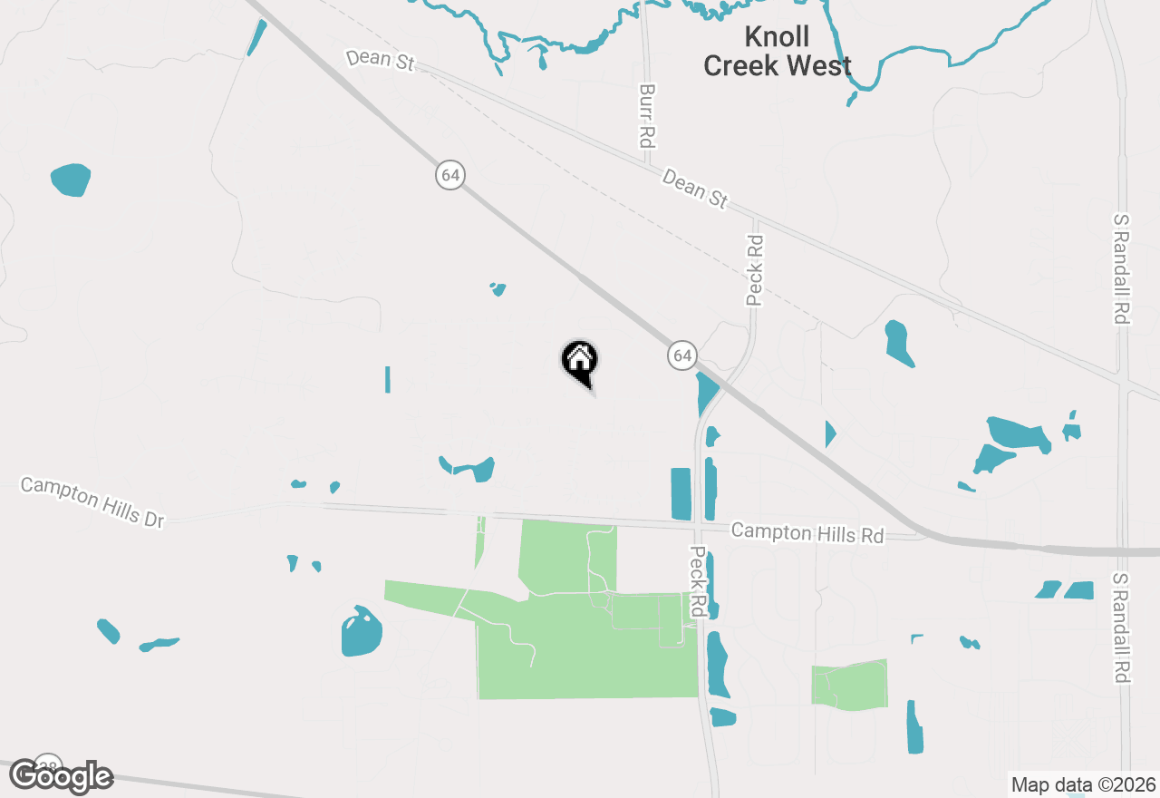 Map of 3825 Deville Lane, St. Charles, IL 60175