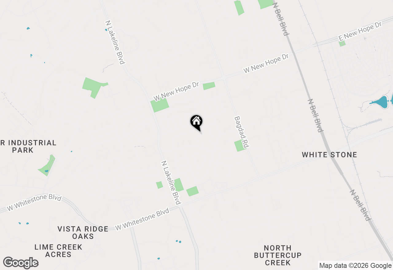 Map of 1209 Machado Rd, Cedar Park, TX 78613