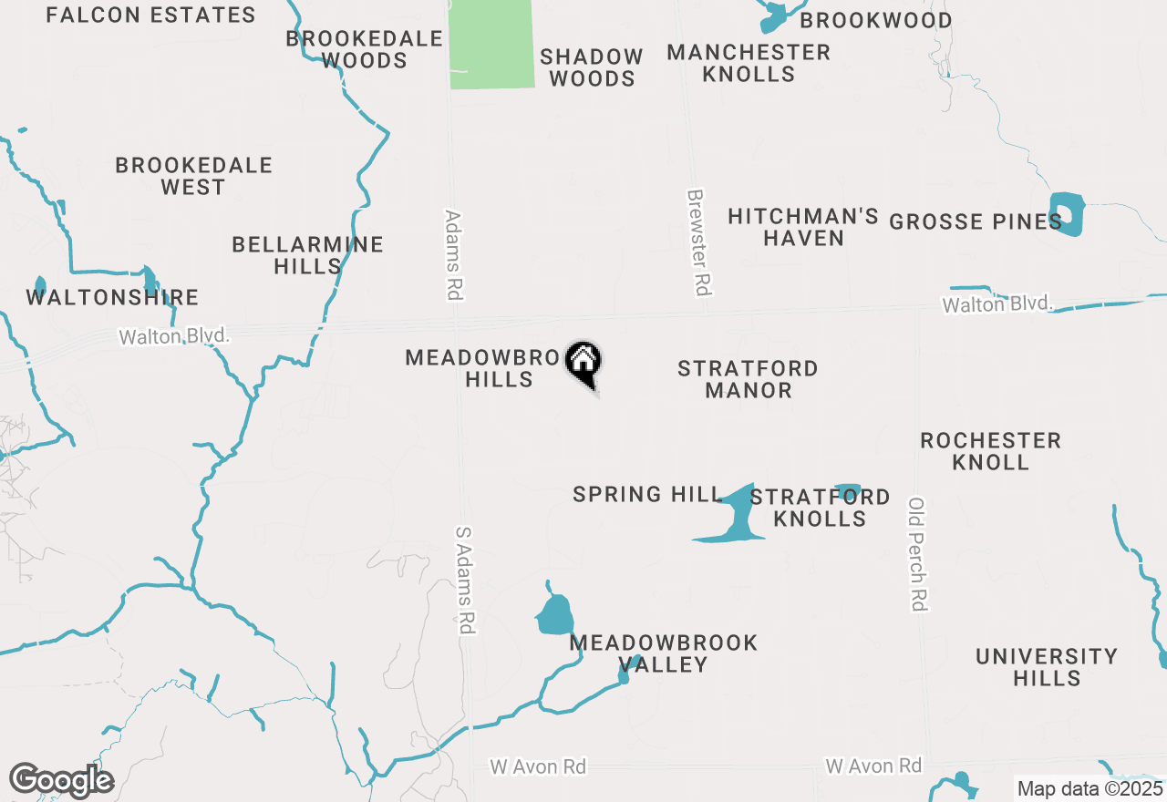 Map of 144 W Maryknoll Road, Rochester Hills, MI 48309