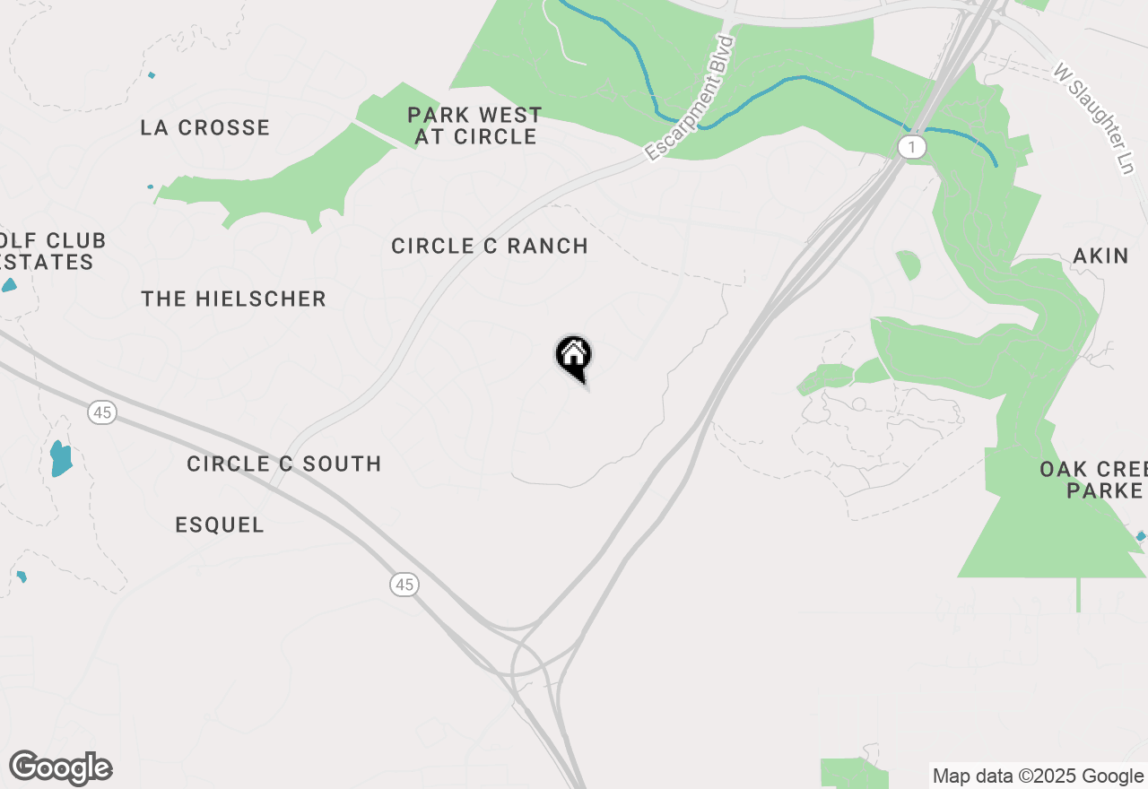 Map of 10933 Beachmont Ln, Austin, TX 78739