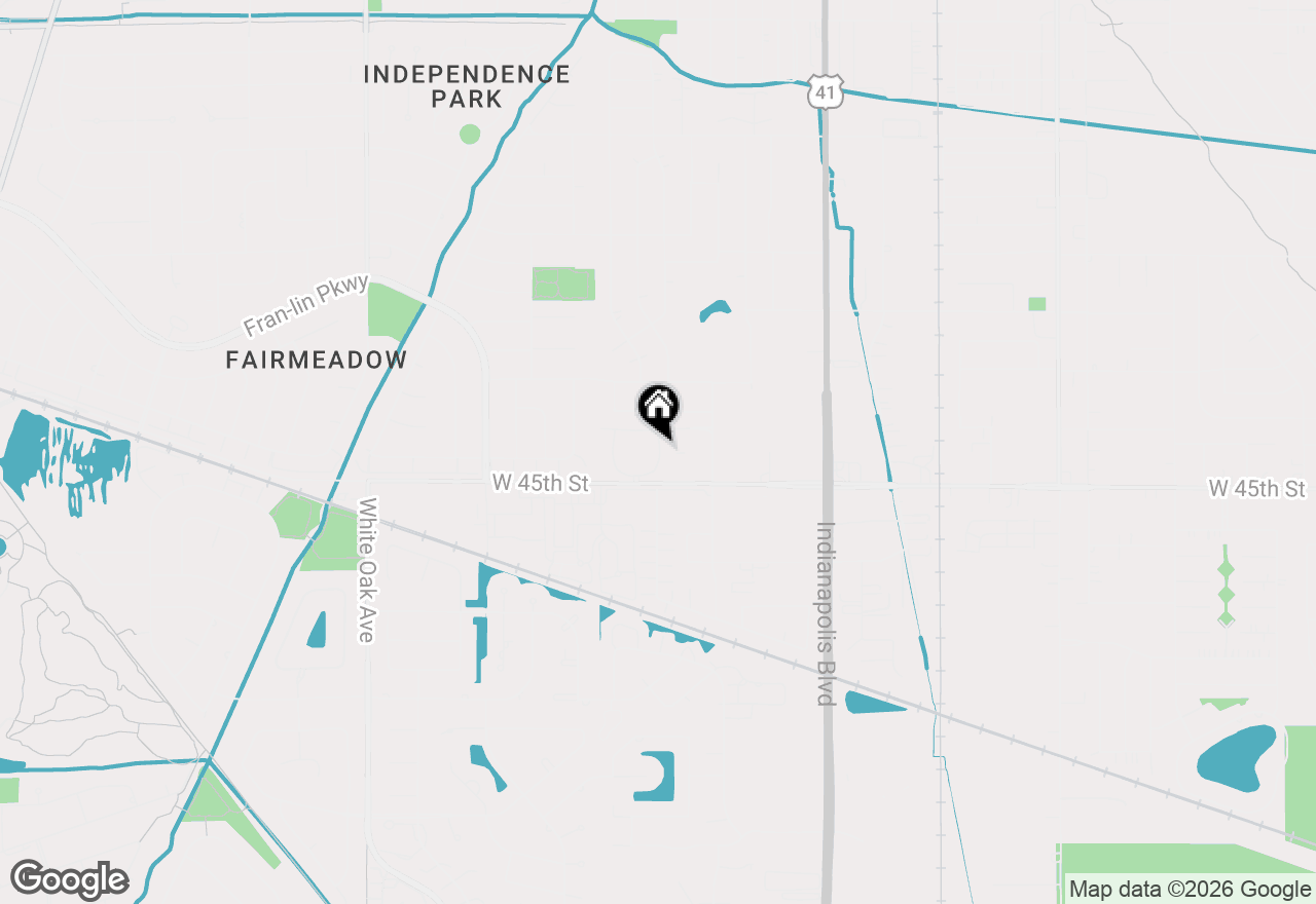 Map of 2045 Porte Deleau Court #106, Highland, IN 46322
