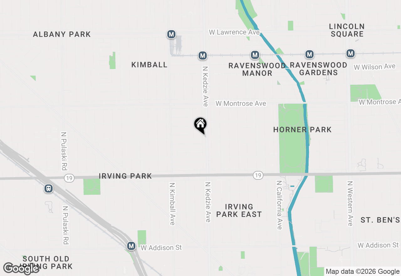 Map of 3222 W Berteau Avenue #2, Chicago, IL 60618