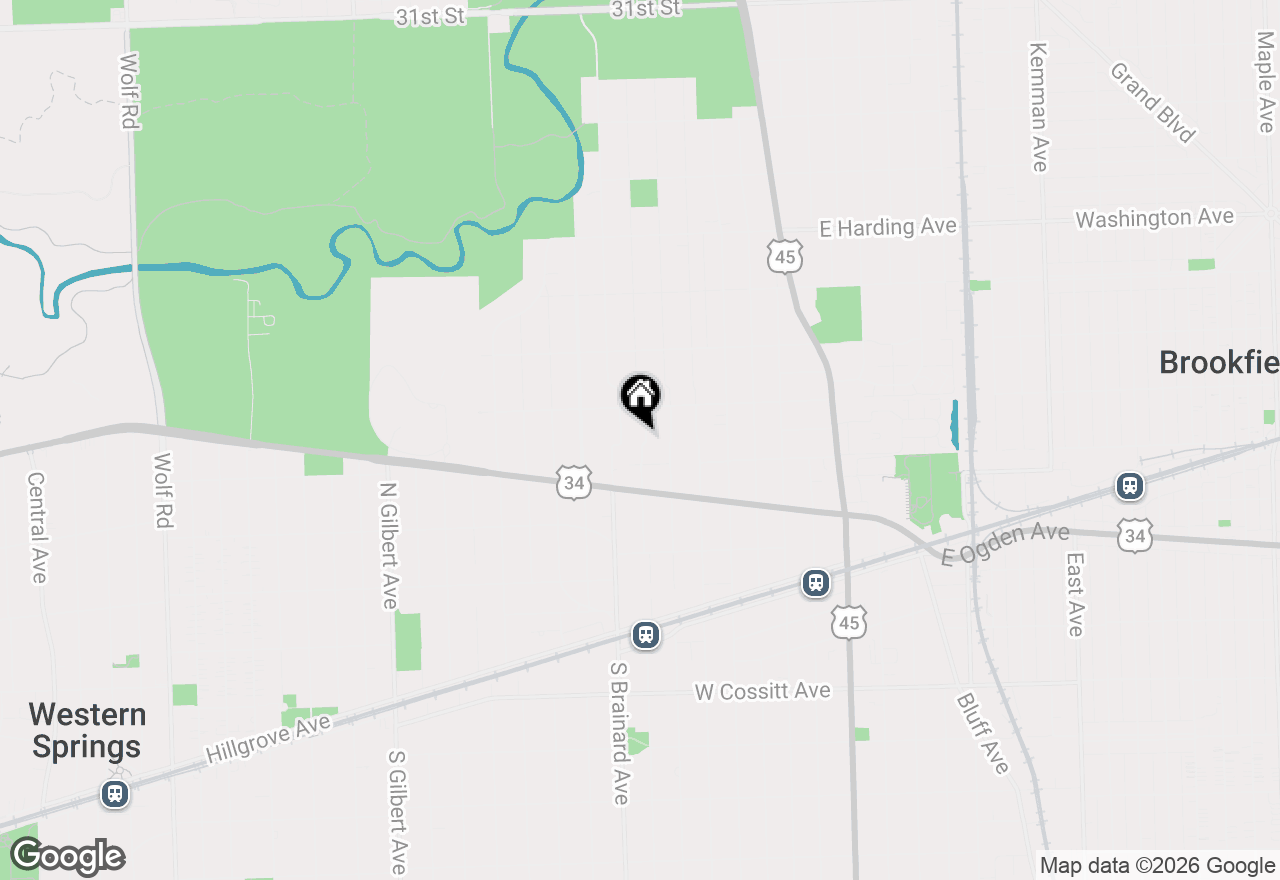 Map of 320 N Stone Avenue, La Grange Park, IL 60526