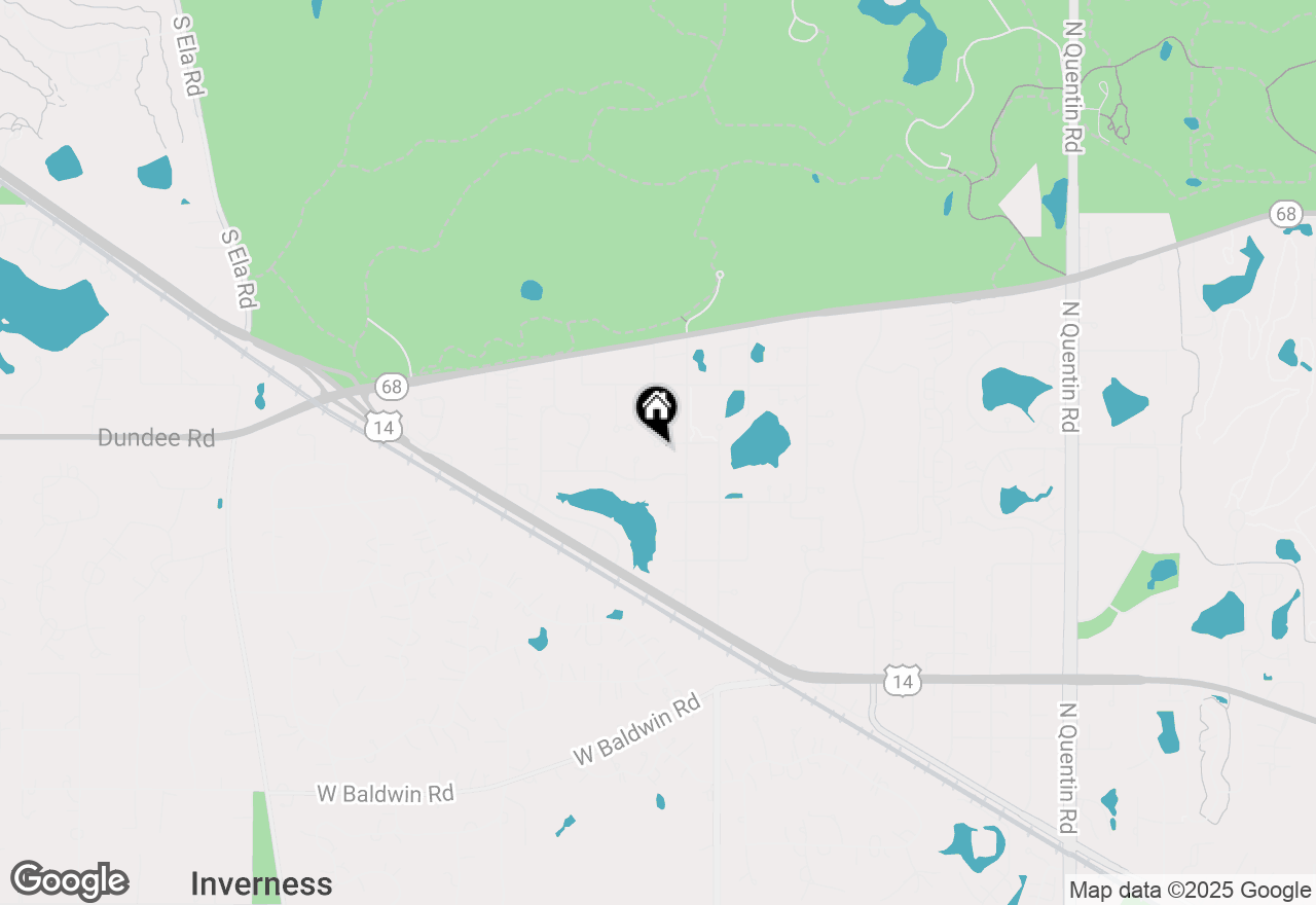 Map of 1493 W Autumn Road, Palatine, IL 60067