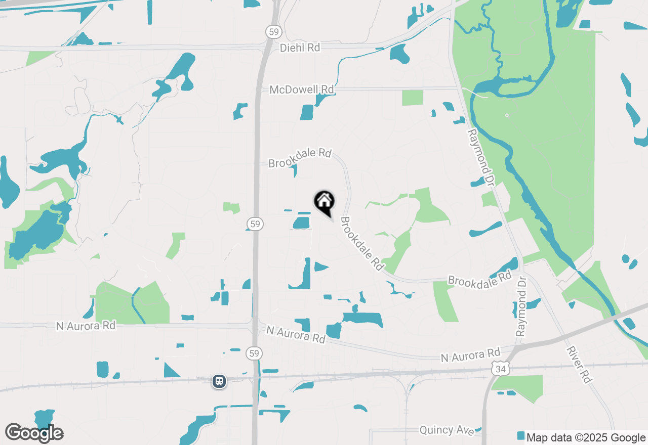 Map of 1887 Paddington Avenue, Naperville, IL 60563