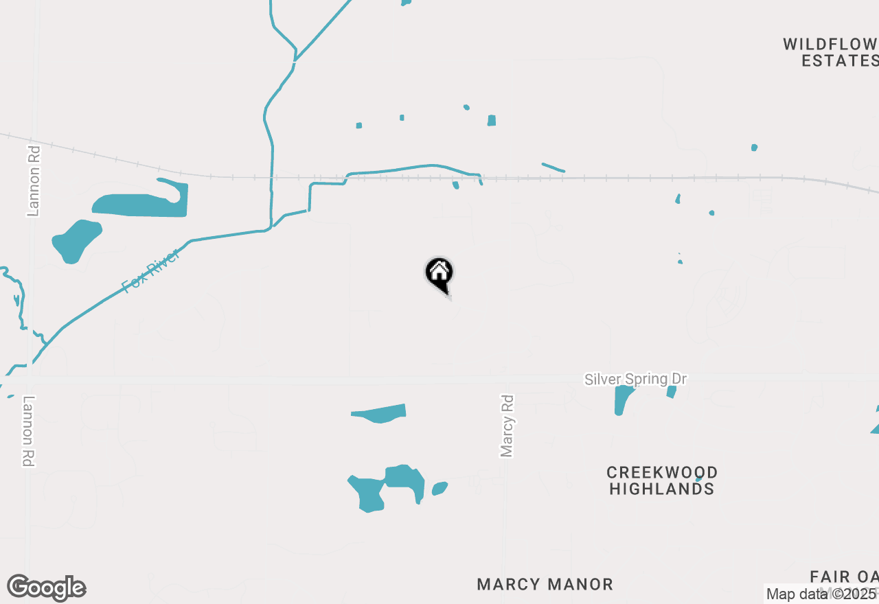 Map of N58W18335 Juniper Ln, Menomonee Falls, WI 53051