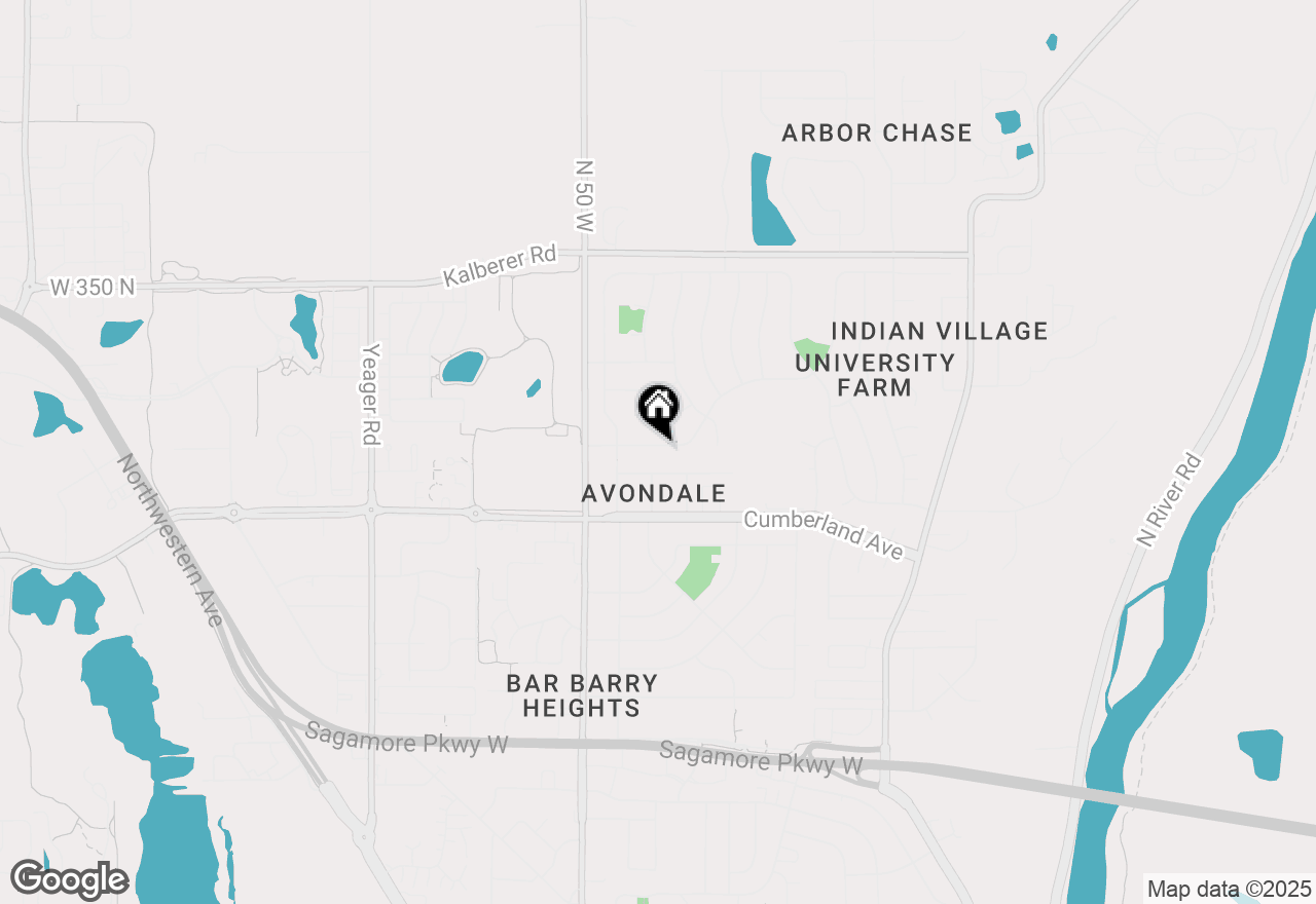 Map of 821 Lagrange Street, West Lafayette, IN 47906