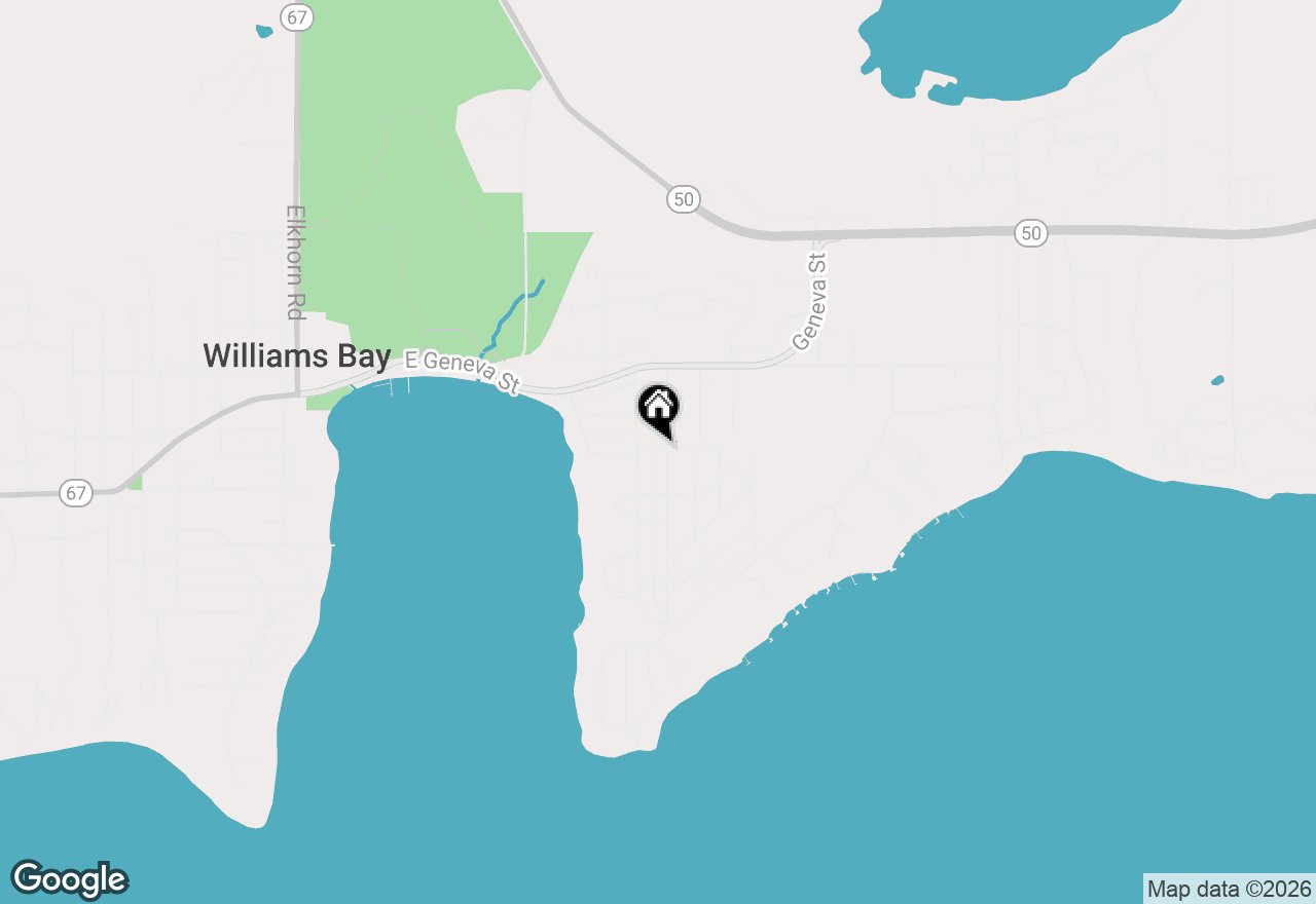 Map of 2 Lincoln Pkwy, Williams Bay, WI 53191