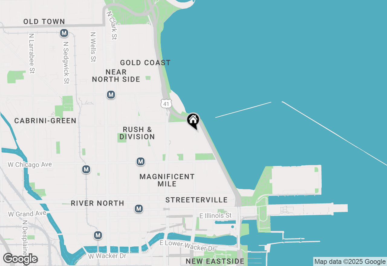 Map of 233 E Walton Place #4, Chicago, IL 60611