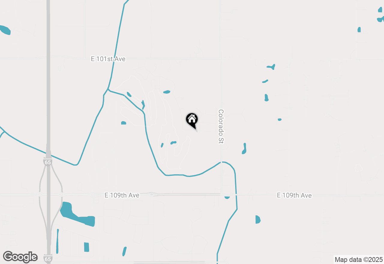 Map of 2865 E 105th Avenue, Crown Point, IN 46307