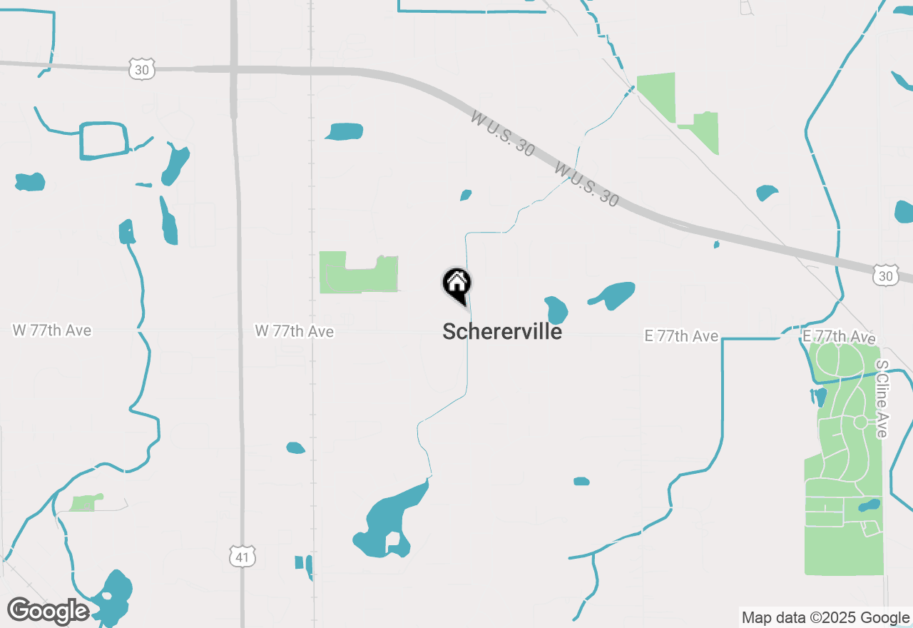 Map of 308 King Henry Drive, Schererville, IN 46375