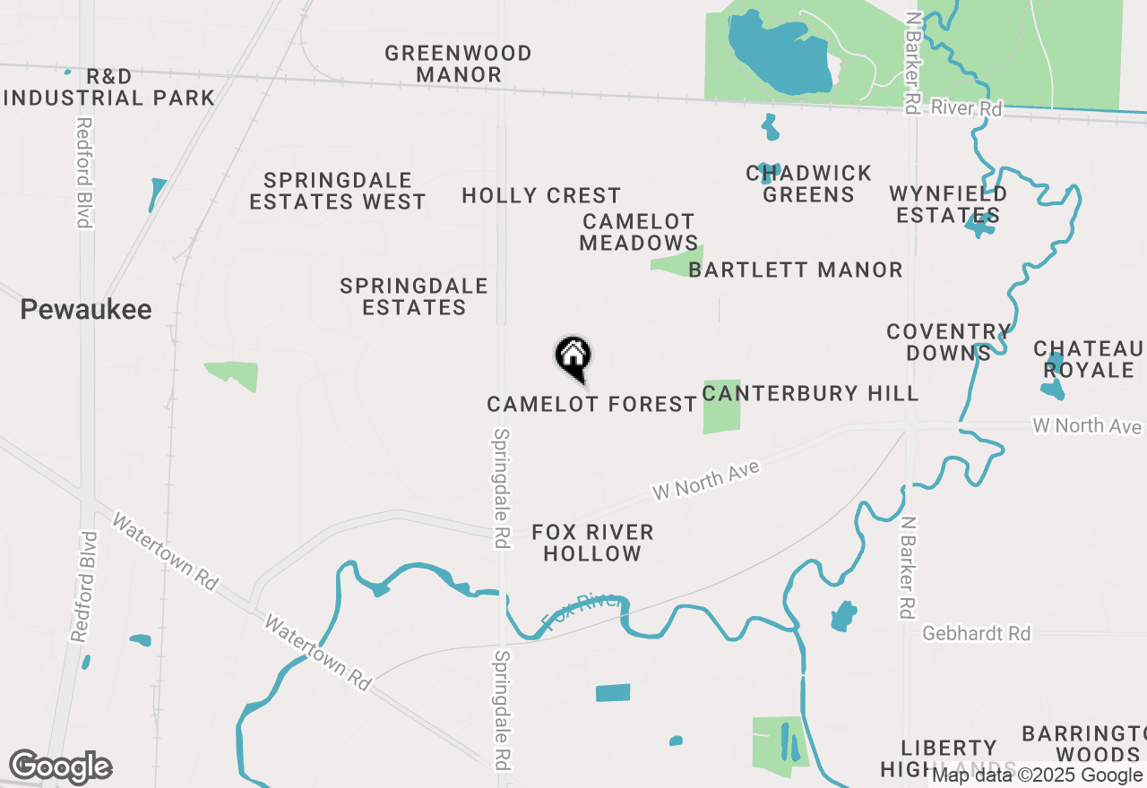 Map of 21710 Astolat Dr, Brookfield, WI 53045