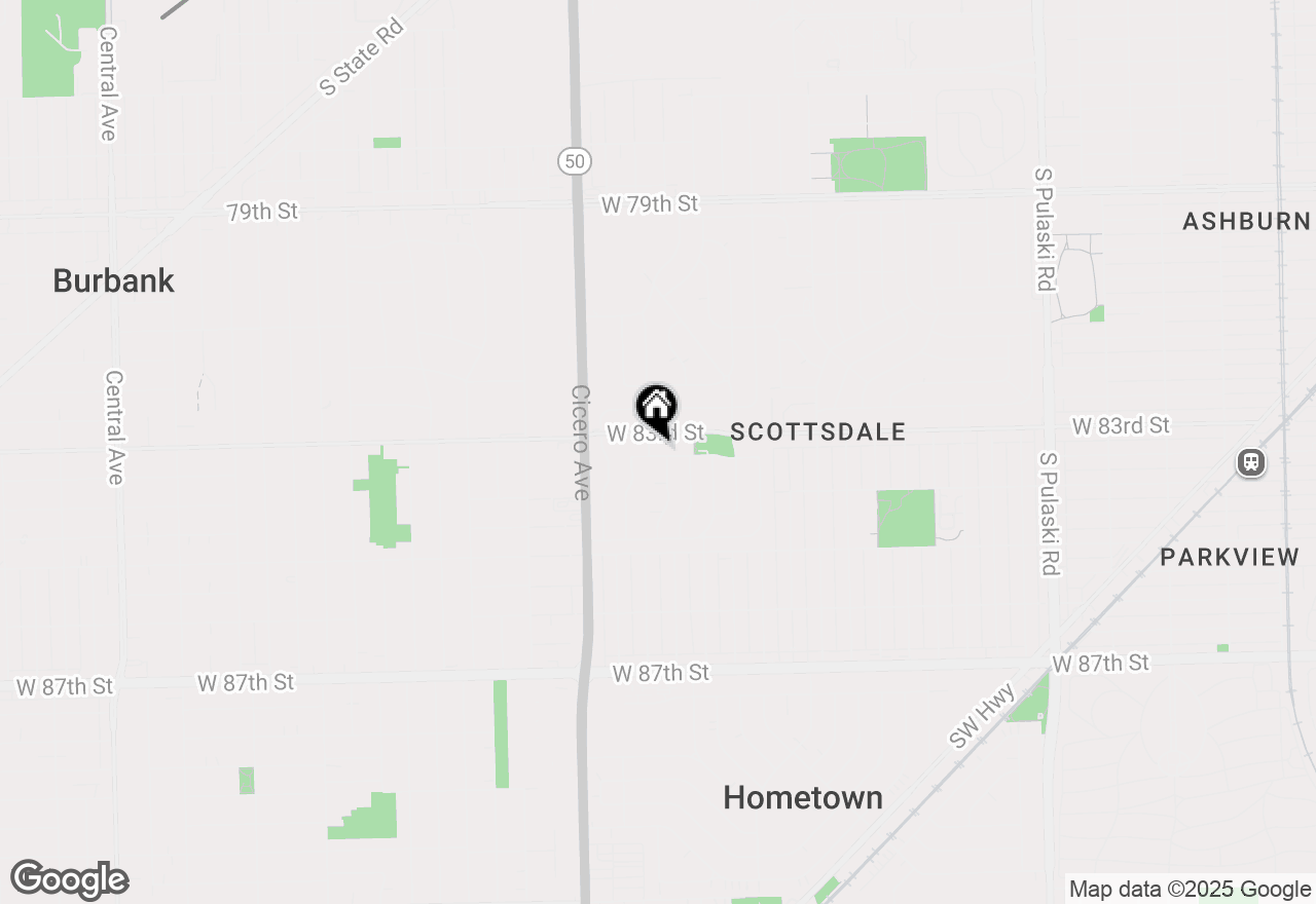 Map of 4658 W 83rd Place, Chicago, IL 60652