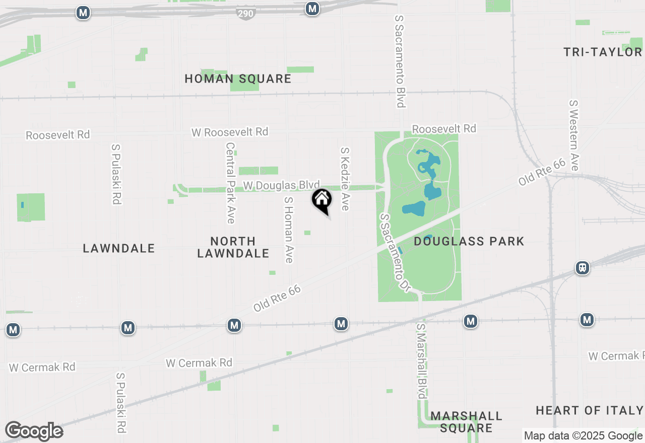 Map of 1505 S Spaulding Avenue, Chicago, IL 60623