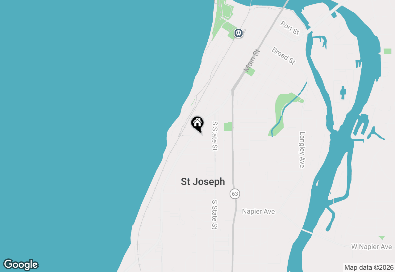 Map of 1605 Lakeview Avenue, St. Joseph, MI 49085