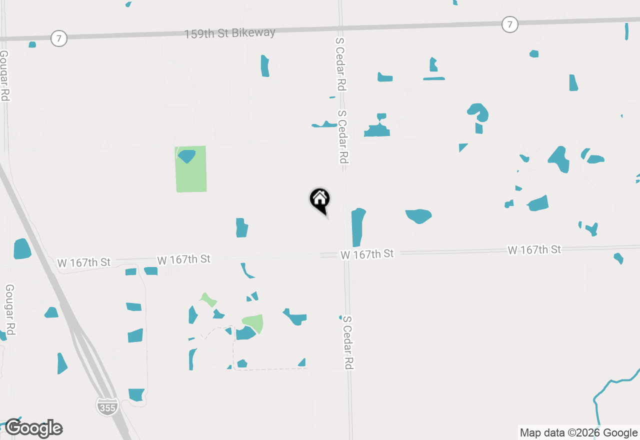 Map of 16530 S Windsor Lane, Lockport, IL 60441