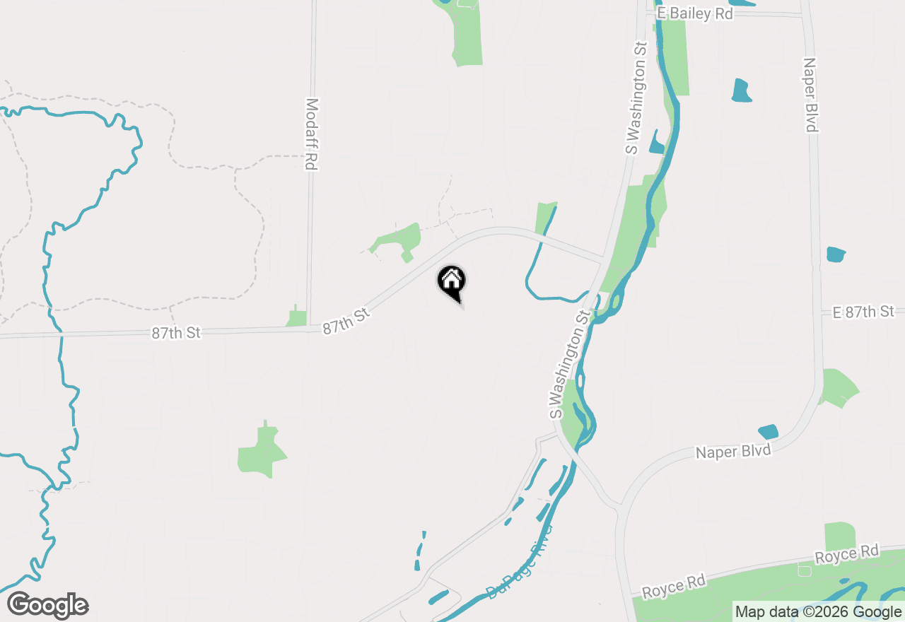Map of 209 Briarheath Lane, Naperville, IL 60565