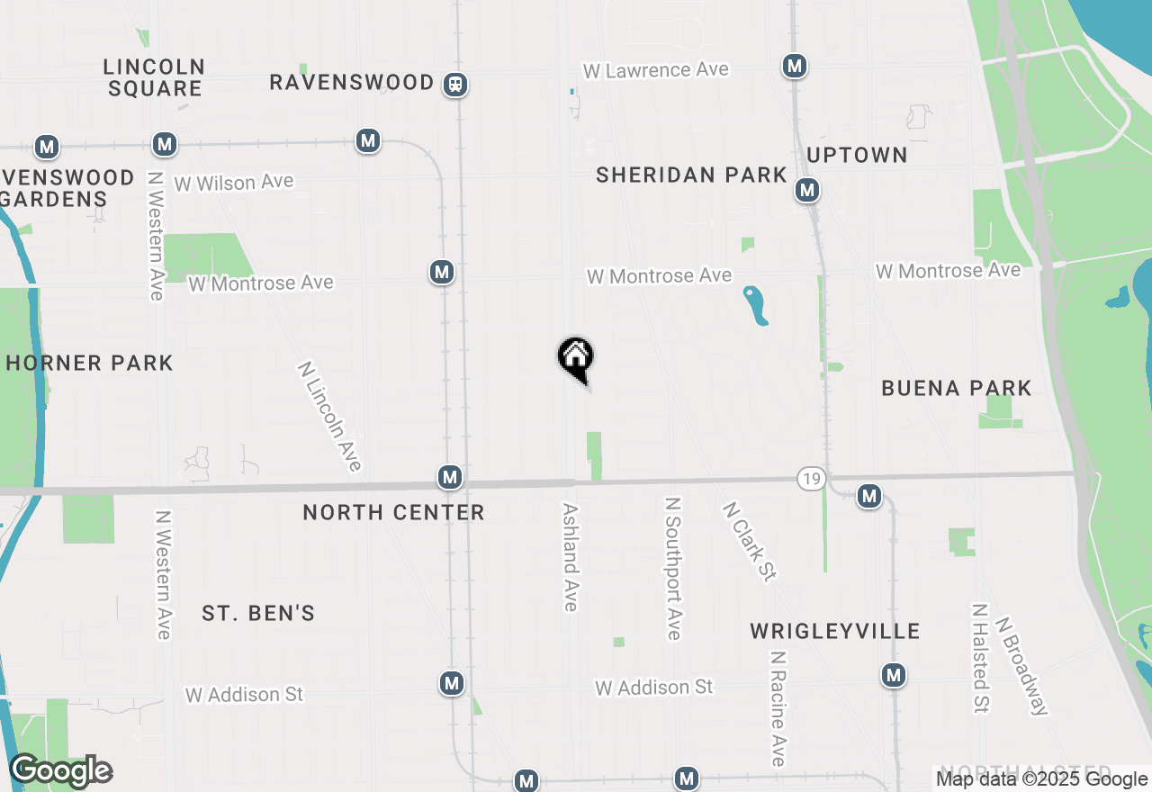 Map of 4143 N Ashland Avenue #2B, Chicago, IL 60613