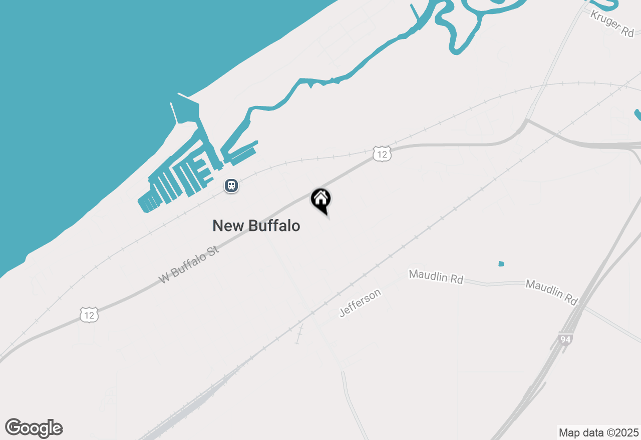 Map of 118 S Norton Street, New Buffalo, MI 49117