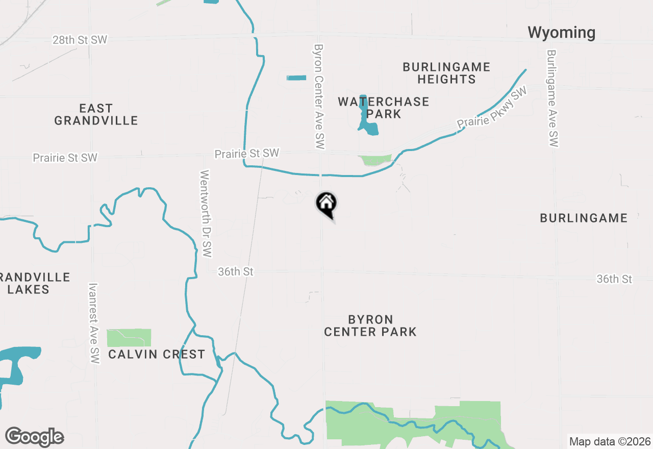 Map of 3438 Byron Center Avenue Sw, Wyoming, MI 49519