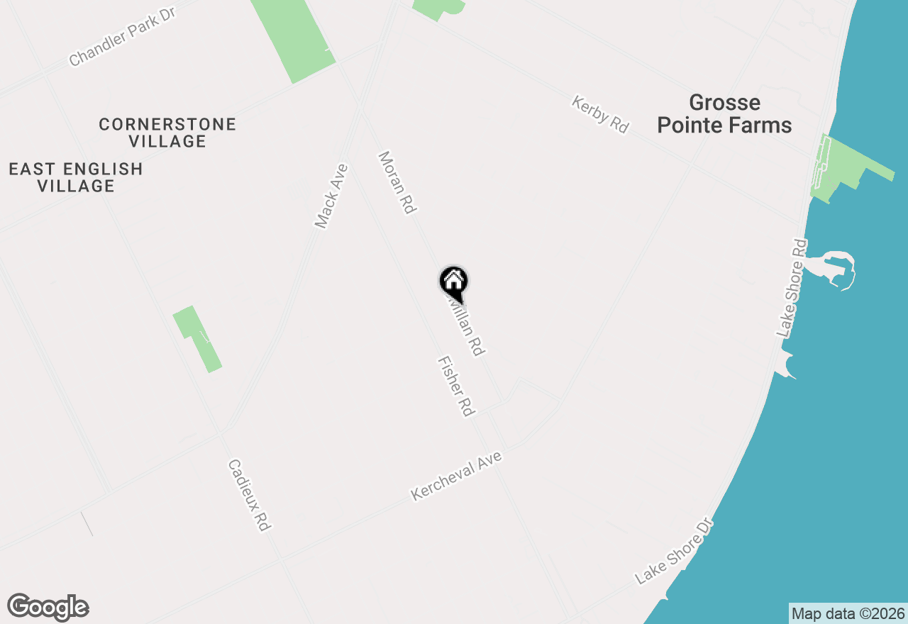 Map of 285 Mcmillan Road, Grosse Pointe Farms, MI 48236