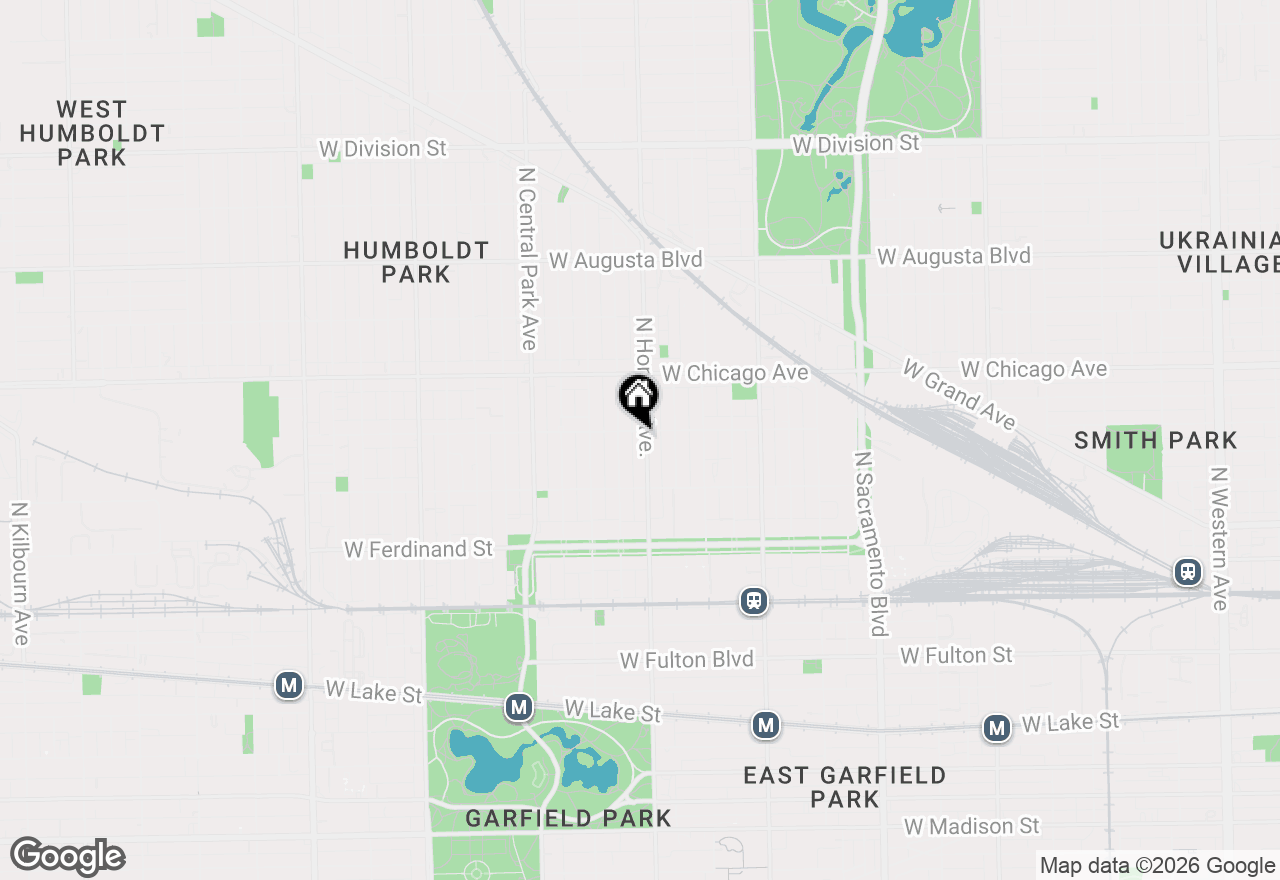 Map of 652 N Homan Avenue, Chicago, IL 60651