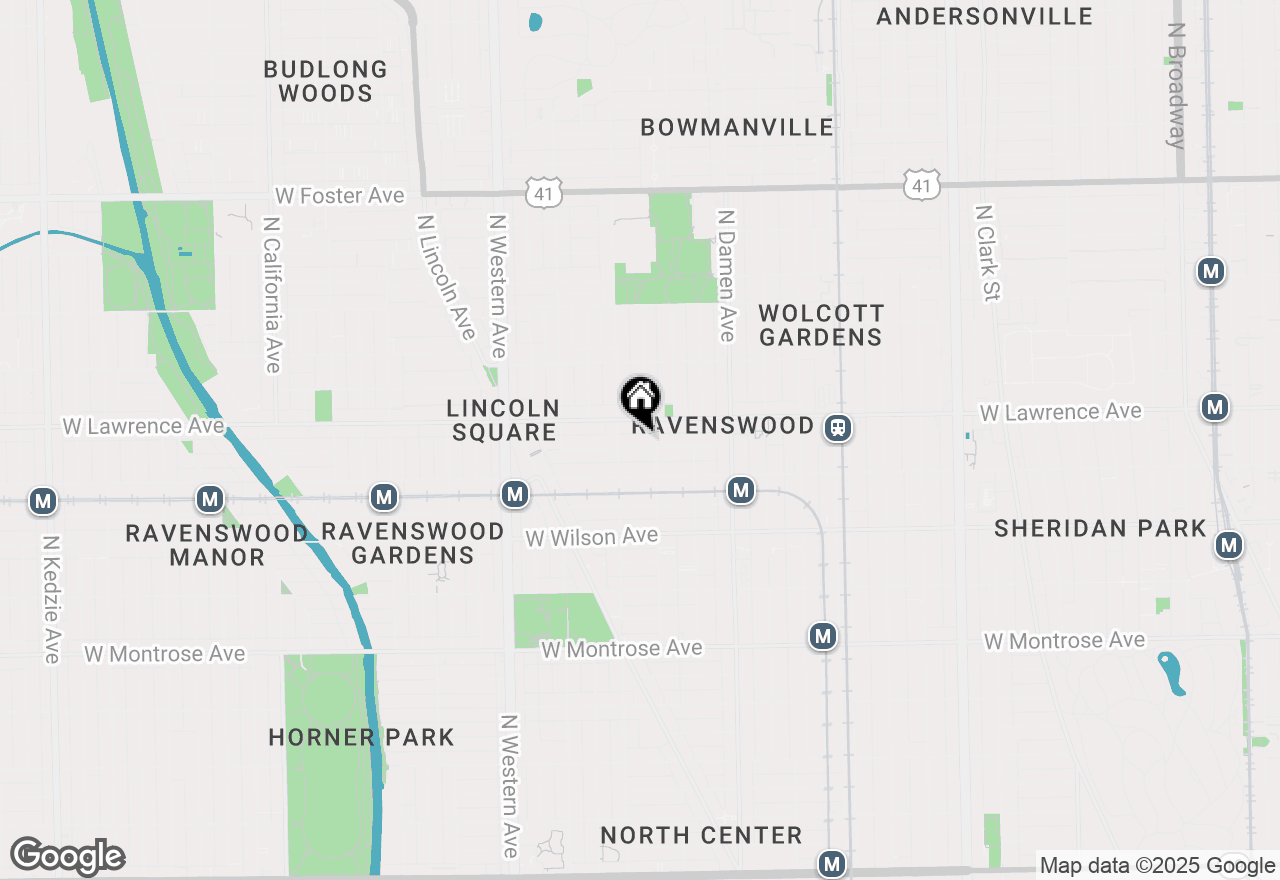 Map of 2158 W Giddings Street #1, Chicago, IL 60625