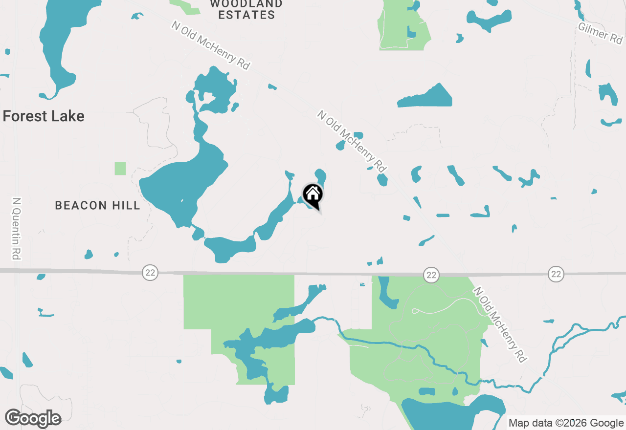 Map of 23264 N Pinehurst Drive, Kildeer, IL 60047