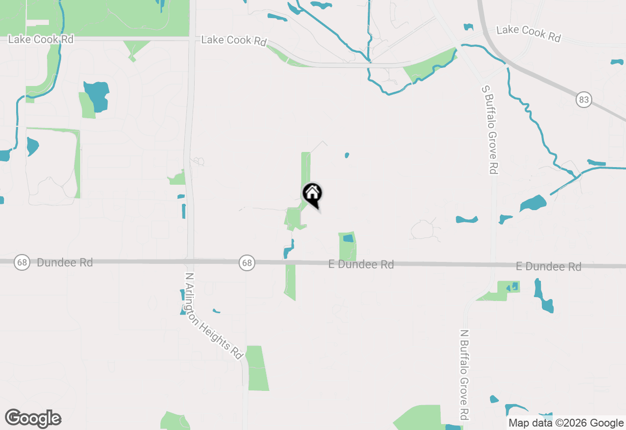 Map of 669 White Pine Road, Buffalo Grove, IL 60089