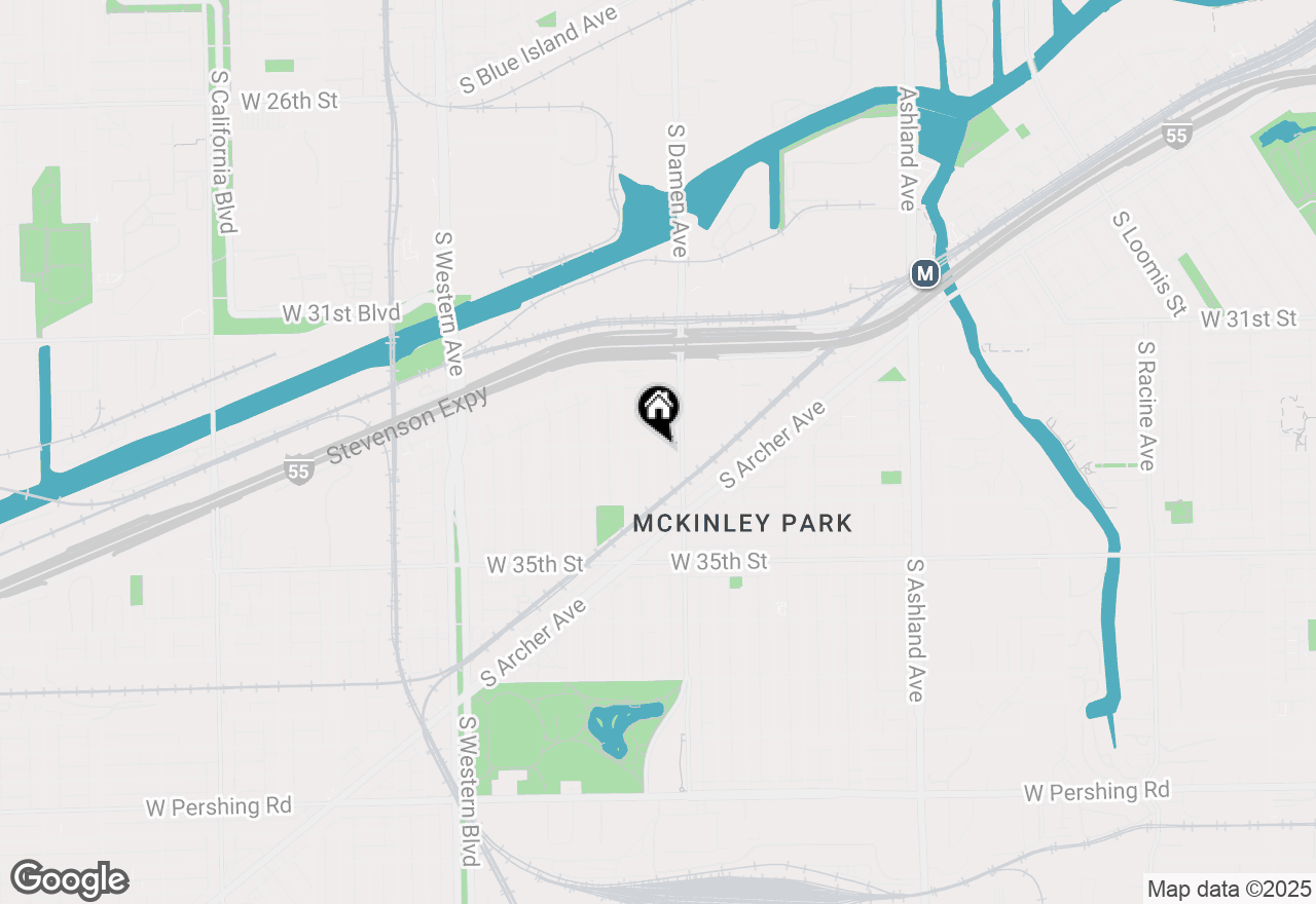 Map of 3303 S Seeley Avenue, Chicago, IL 60608
