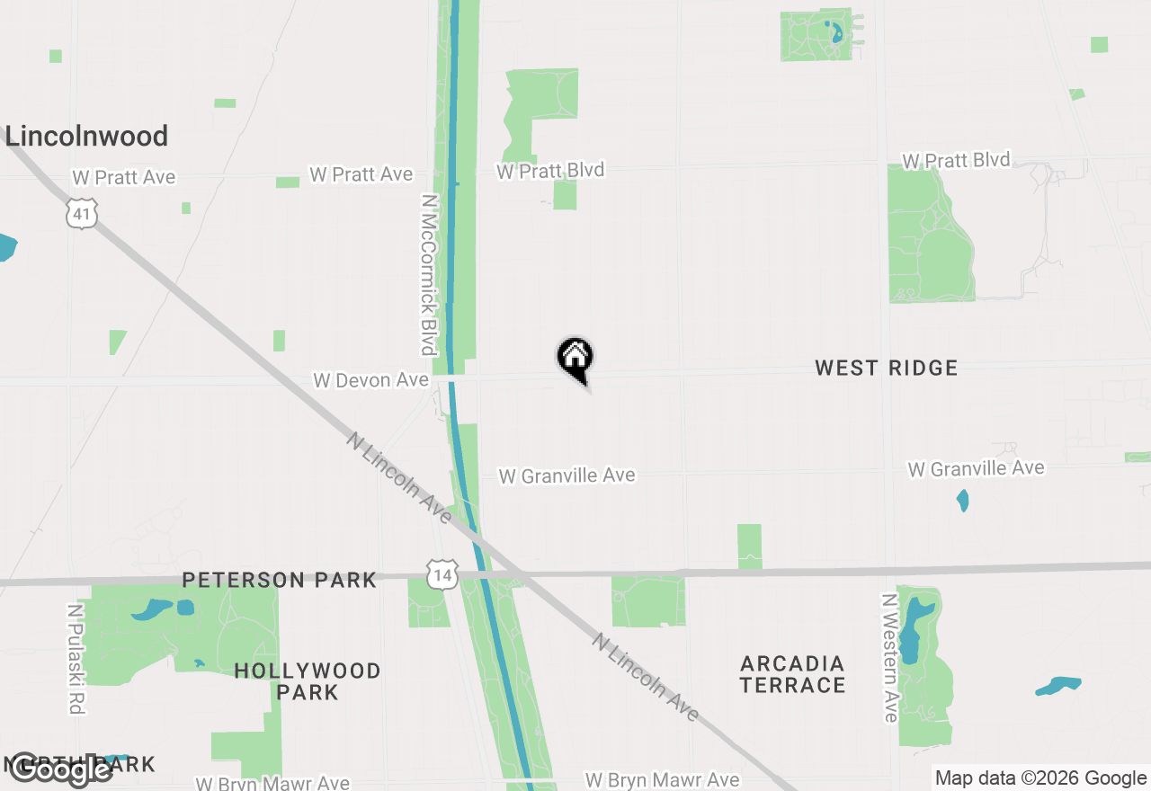 Map of 6336 N Sacramento Avenue, Chicago, IL 60659
